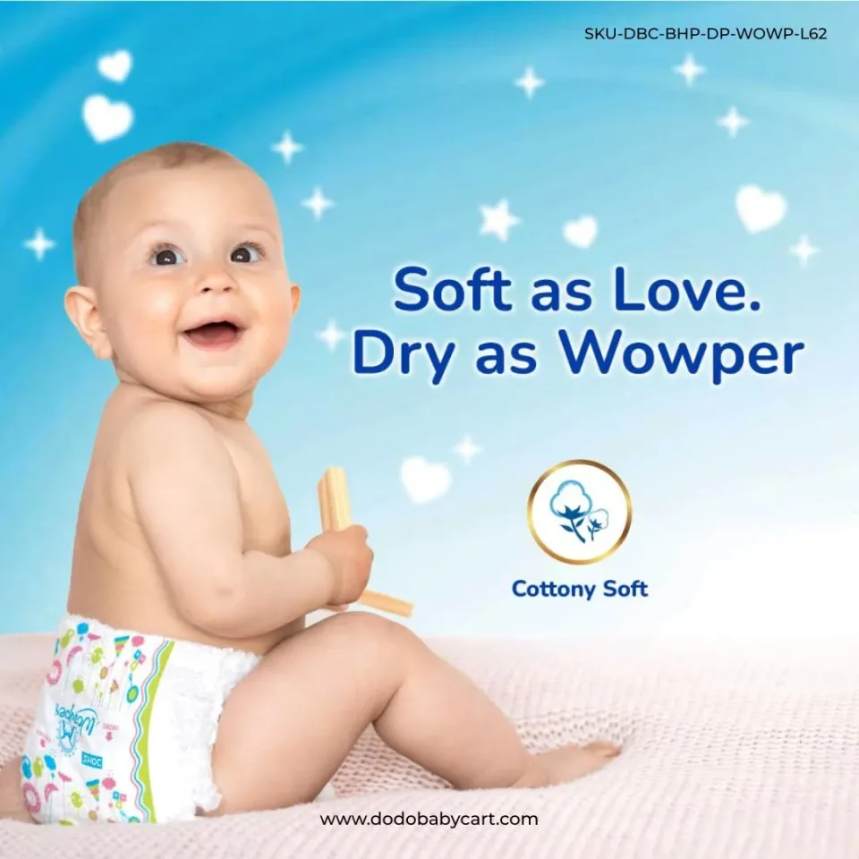 DOMS Wowper Fresh Diaper Pants — L
