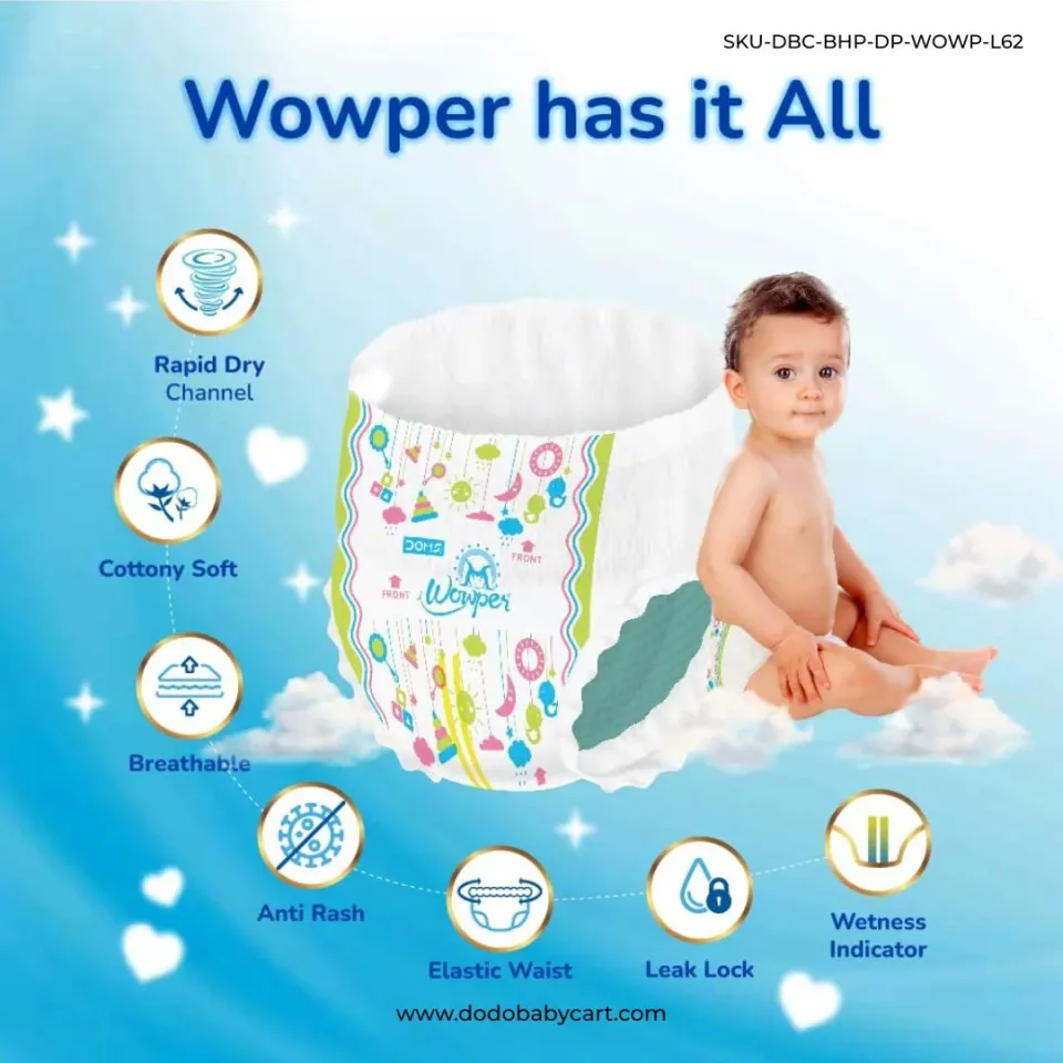 DOMS Wowper Fresh Diaper Pants — L